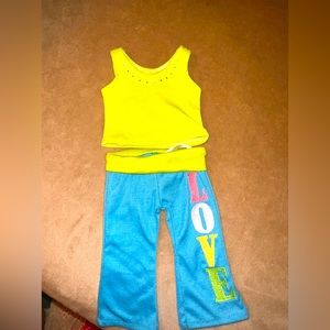 Our Generation Doll Sofia’s Yoga Outfit fits American Girl and 18” dolls